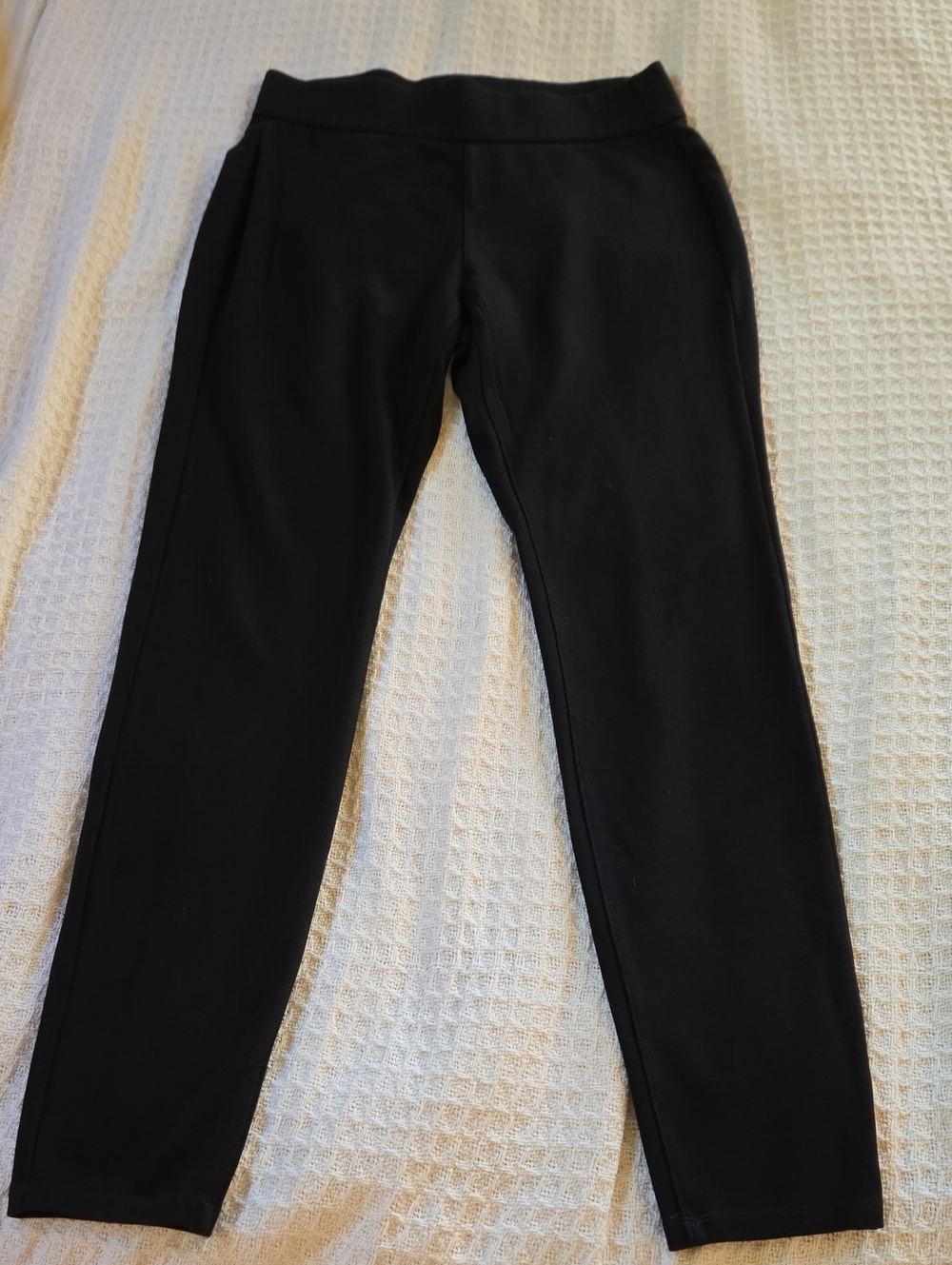 Eileen Fisher Black Women's Stretch Ponte Leggings